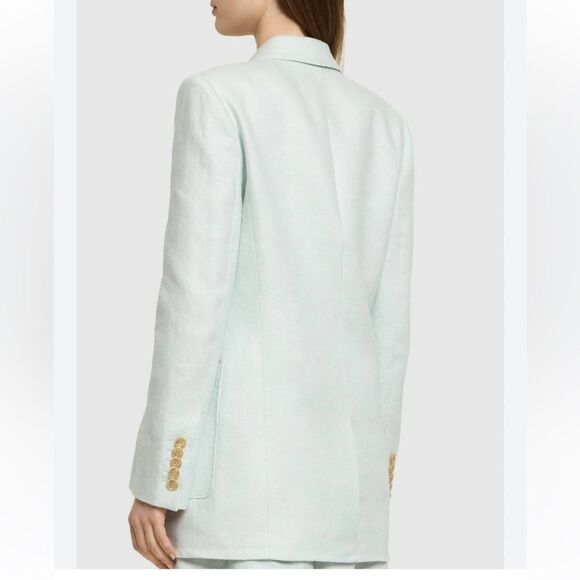 Zimmermann Natura Mint Linen Jacket Size 8 NWT $1350 - Picture 7 of 11